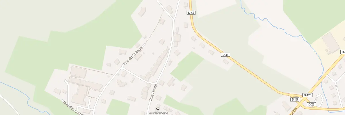 Plan du 18 Rue Haute à Provenchères-et-Colroy