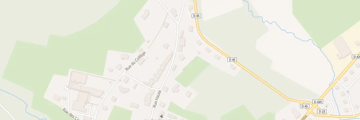 Plan du 18 Rue Haute à Provenchères-et-Colroy