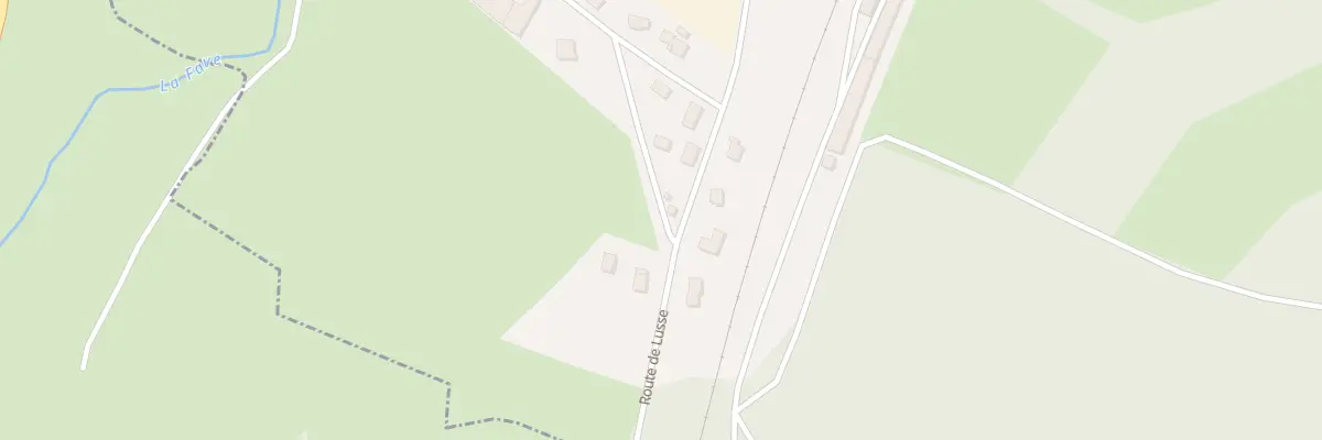Plan du 10 Rte de Lusse à Provenchères-et-Colroy