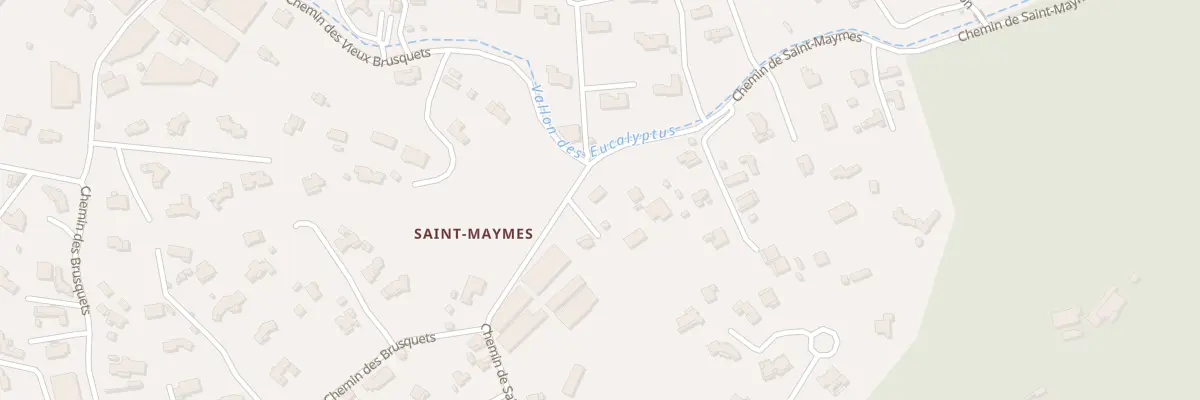 Plan du 1374 Che de Saint Maymes à Antibes