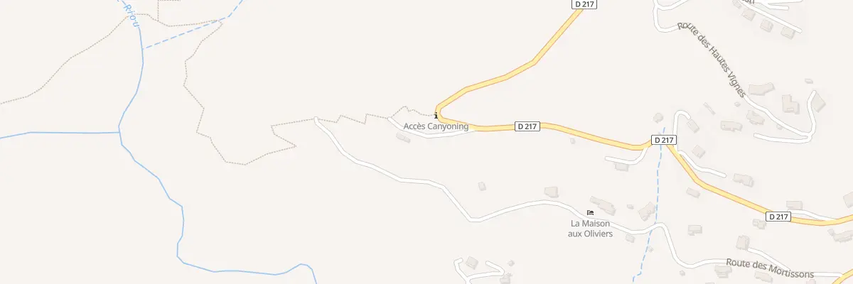 Plan du 2865 Rte du Vieux Pierrefeu à Pierrefeu