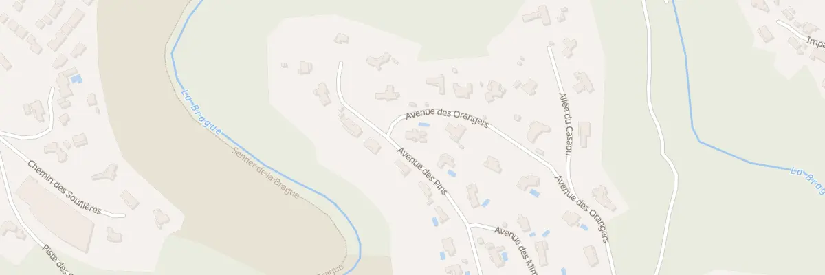 Plan du 520 Av des Pins à Biot