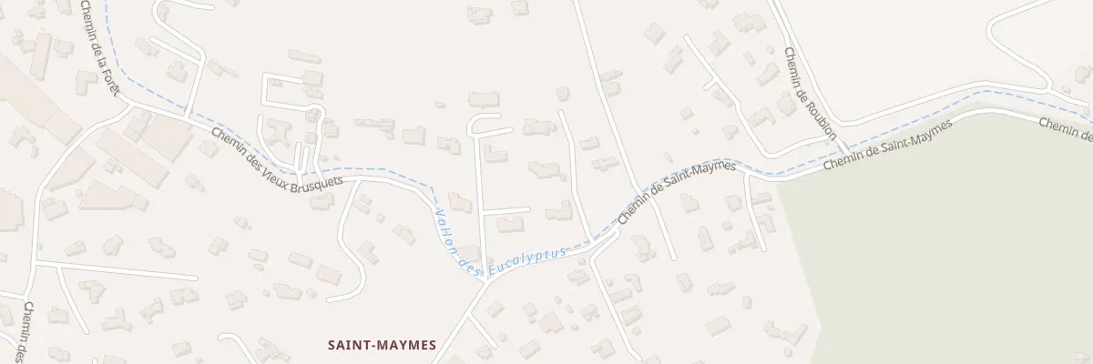 Plan du 1391 Che de Saint Maymes à Antibes