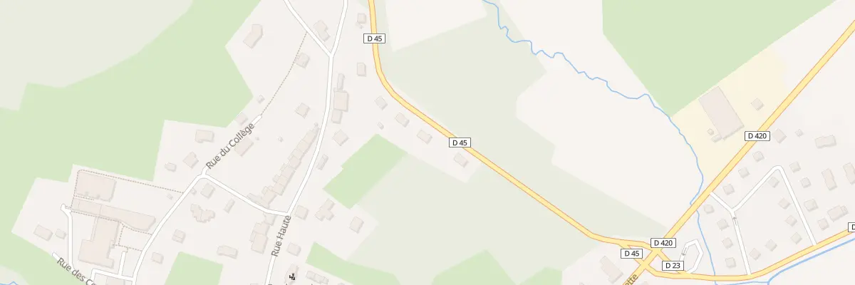 Plan du 8 Rte de la Petite Fosse à Provenchères-et-Colroy