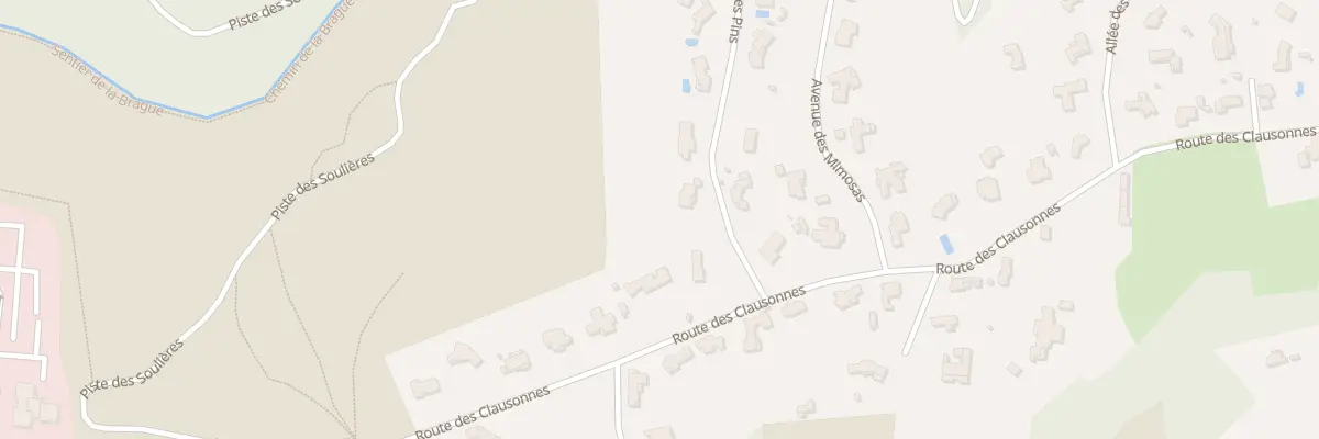 Plan du 81 Av des Pins à Biot