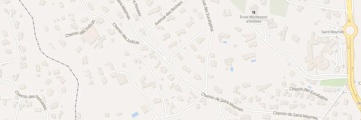 Plan du 145 Av de la Pinède à Antibes