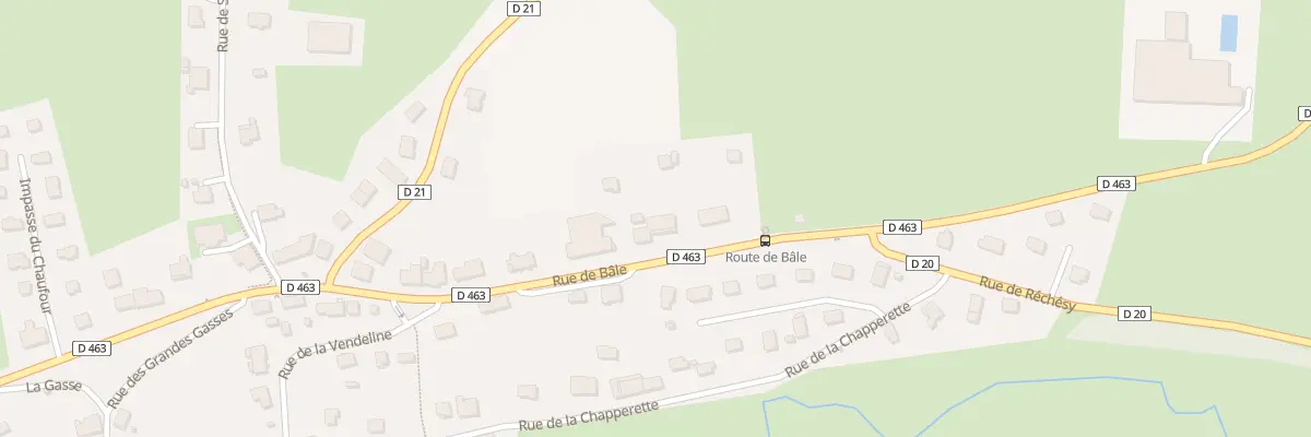 Plan du 21 Rue de Bâle à Courtelevant