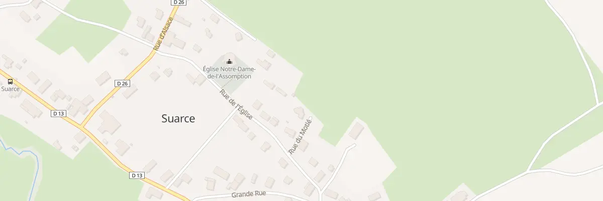 Plan du 1 Rue du Motie à Suarce