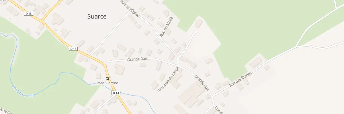 Plan du 14 Rue de l’Eglise à Suarce