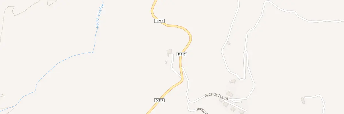 Plan du 3233 Rte du Vieux Pierrefeu à Pierrefeu