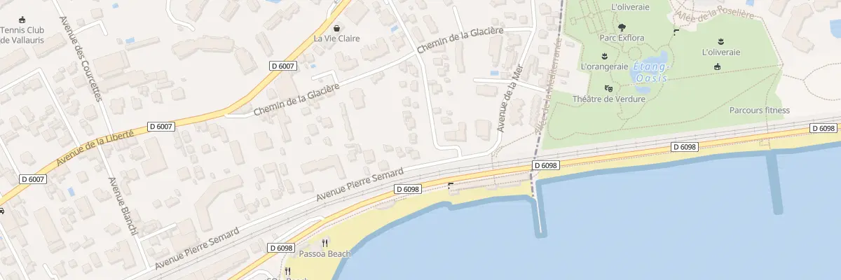 Plan du 214 Che d’Armenonville à Vallauris