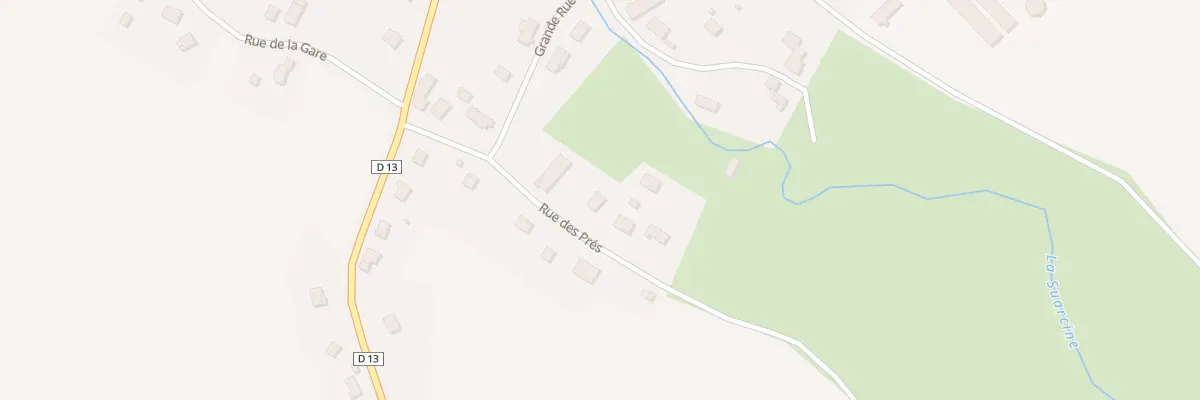 Plan du 5 Rue des Près à Suarce