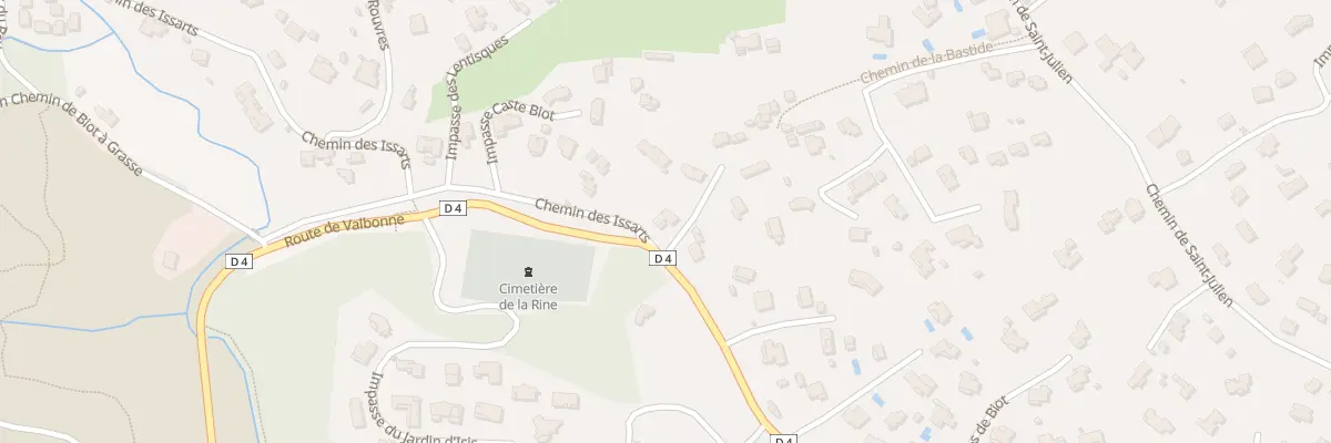 Plan du 28 Che des Issarts à Biot