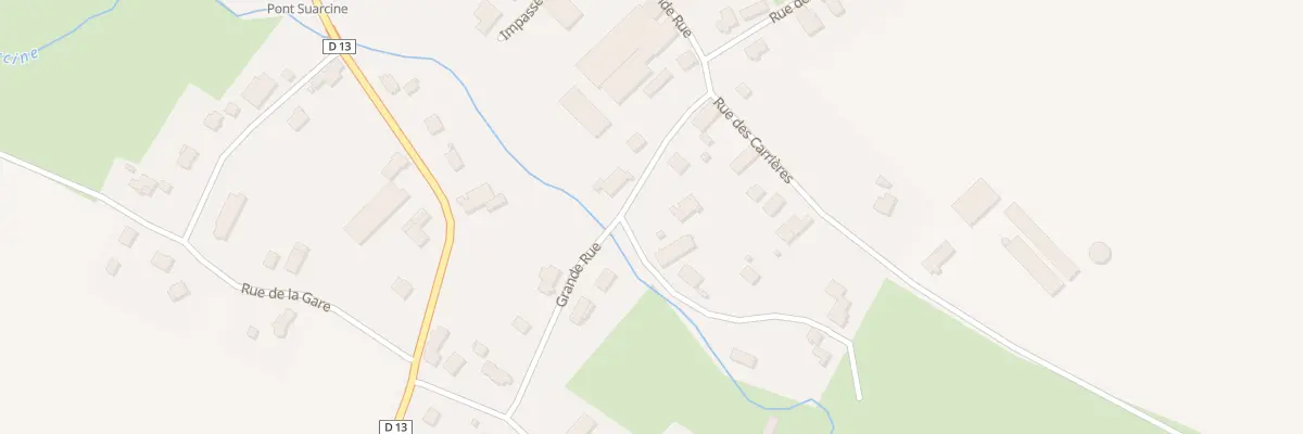 Plan du 1A Rue des Vernes à Suarce