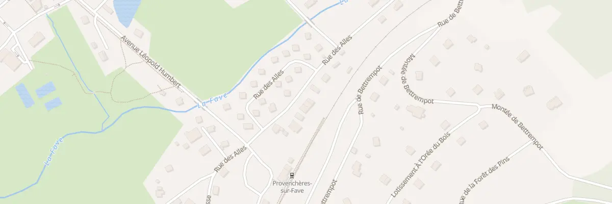 Plan du 7 Rue des Ailes à Provenchères-et-Colroy