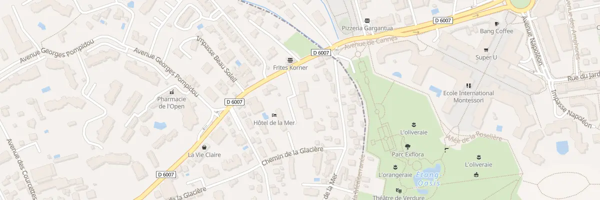 Plan du 230 Av de la Liberté à Vallauris