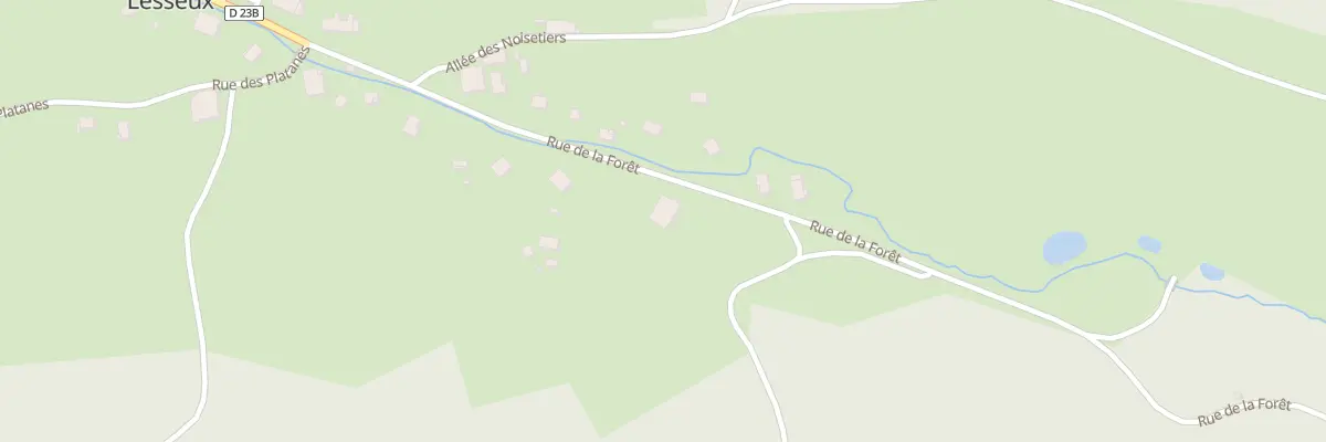 Plan du 284 Rue de la Forêt à Lesseux
