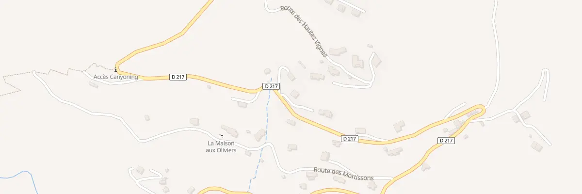 Plan du 2614 Rte du Vieux Pierrefeu à Pierrefeu