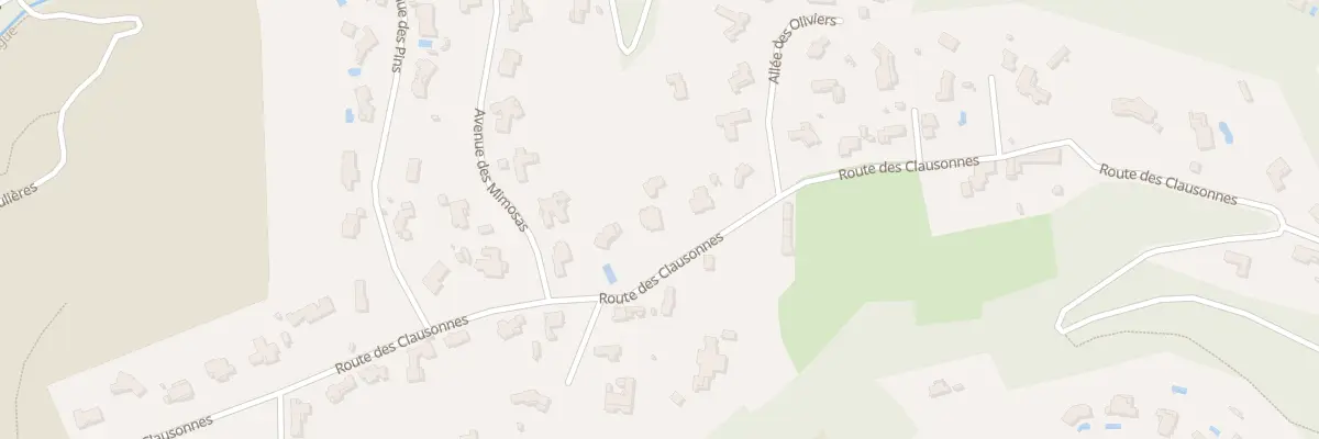 Plan du 1502 Rte des Clausonnes à Biot