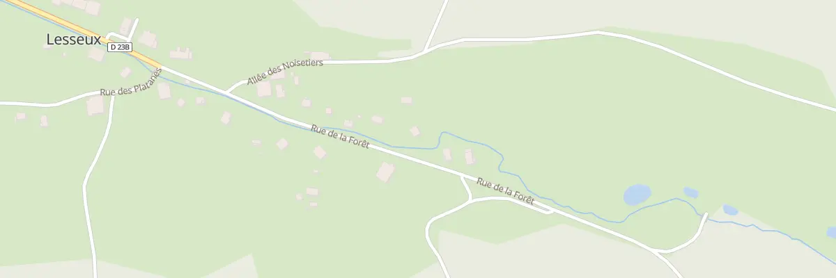 Plan du 291 Rue de la Forêt à Lesseux
