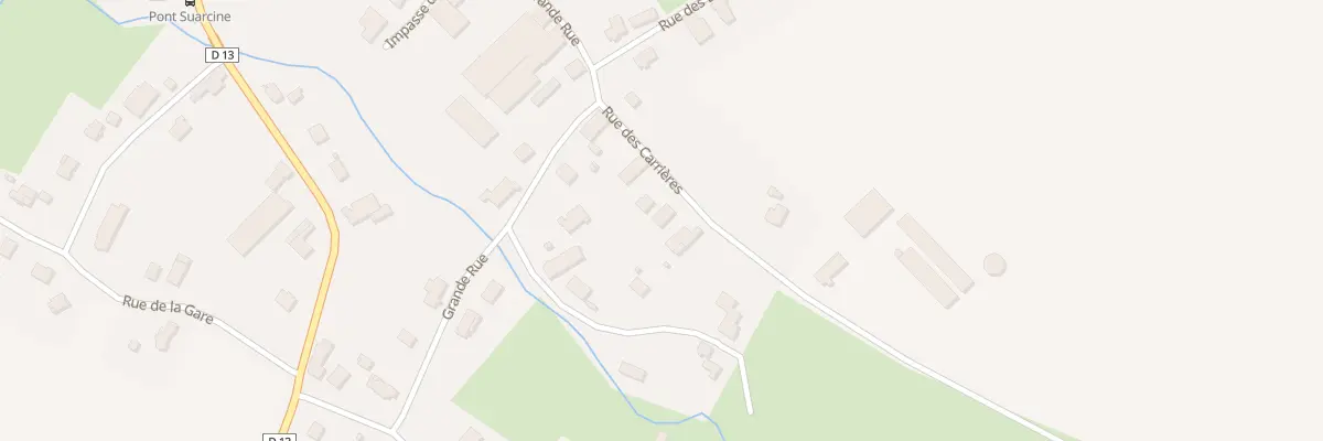 Plan du 8 Rue des Carrières à Suarce