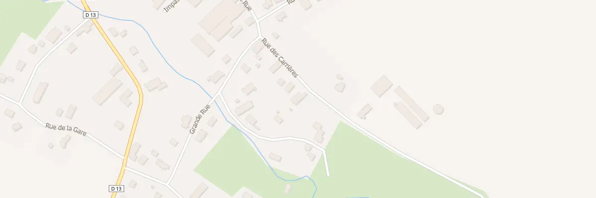 Plan du 10 Rue des Carrières à Suarce