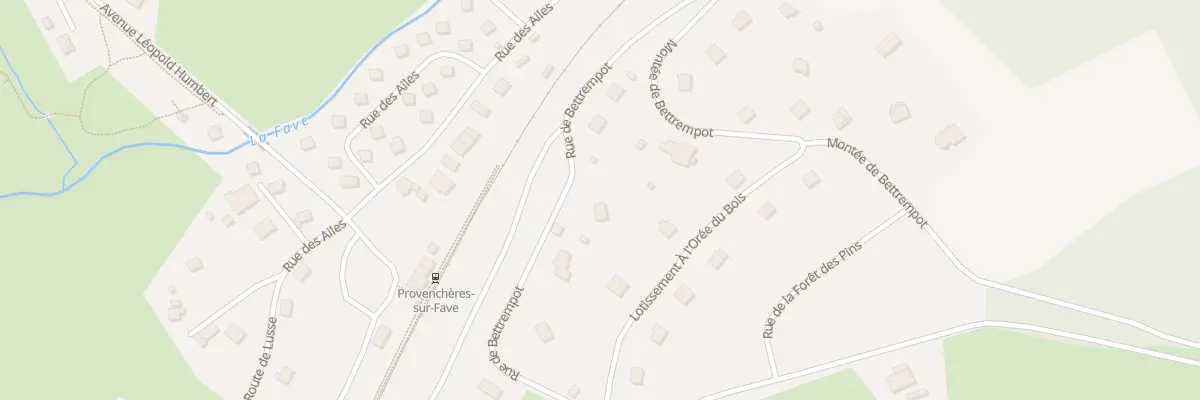 Plan du 2B Rue de Bettrempot à Provenchères-et-Colroy