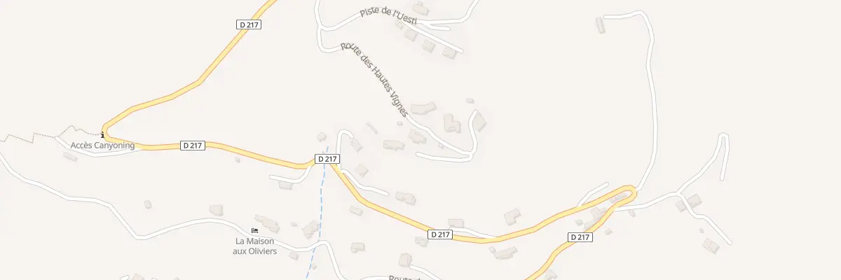 Plan du 306 Rte des Hautes Vignes à Pierrefeu
