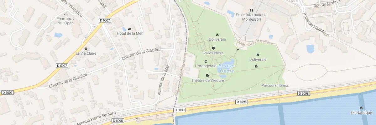 Plan du 91 Av de Cannes à Antibes