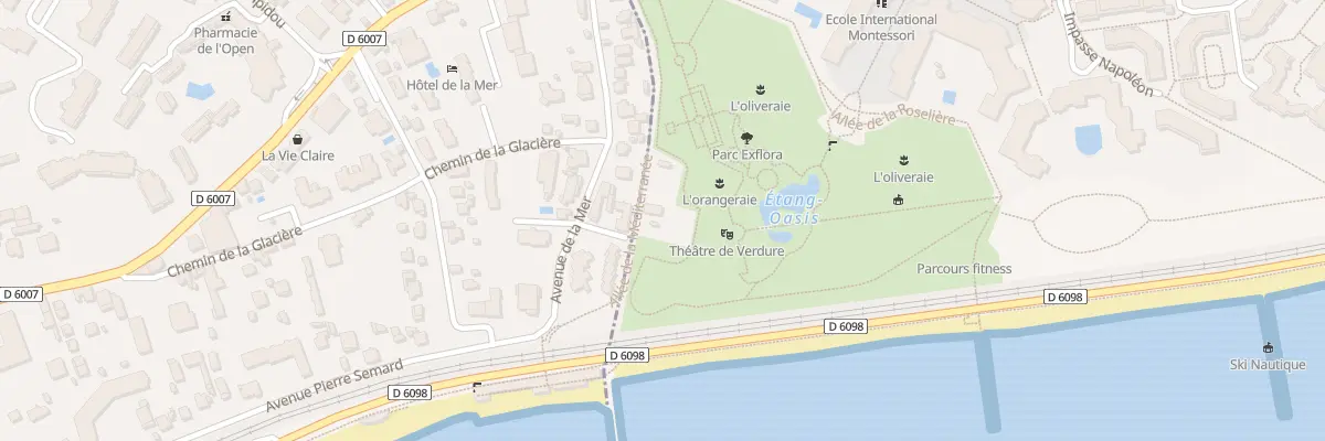 Plan du 93 Av de Cannes à Antibes
