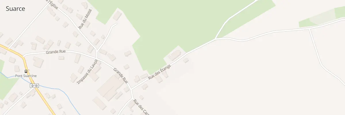 Plan du 7 Rue des Etangs à Suarce