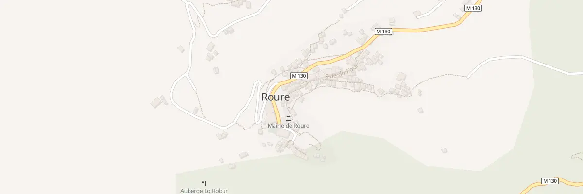 Plan du 1 Rue Centrale à Roure