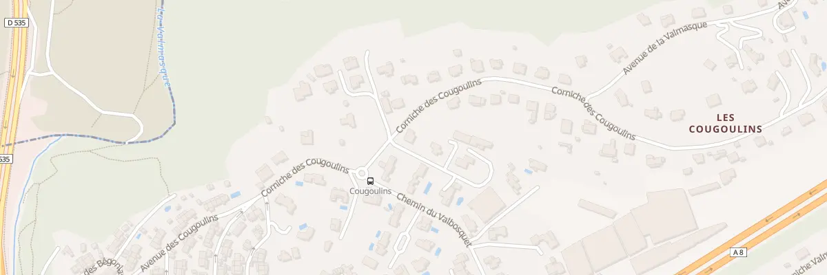 Plan du 8 Che des Cougoulins à Antibes