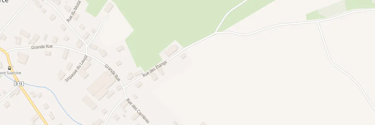 Plan du 10 Rue des Etangs à Suarce
