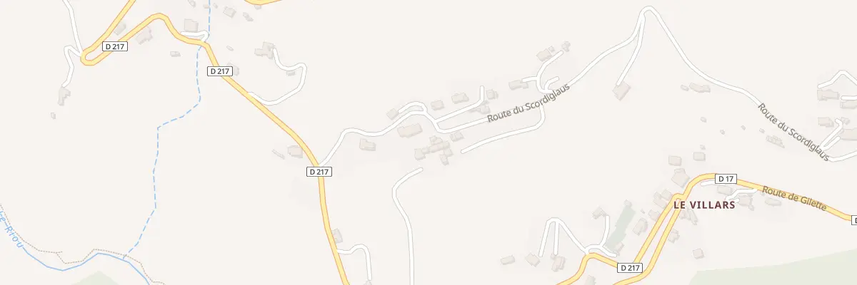 Plan du 849T Rte du Scordiglaus à Pierrefeu