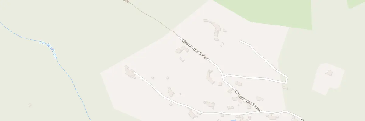 Plan du 1760 Che des Salles à Vence