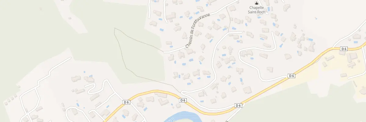 Plan du 557 Che de Fontfouranne à La Colle-sur-Loup