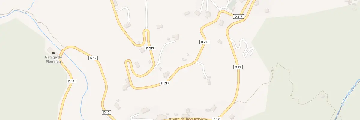 Plan du 338 Rte du Vieux Pierrefeu à Pierrefeu