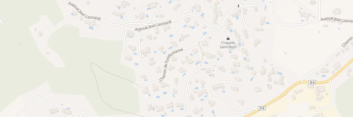 Plan du 551 Che de Fontfouranne à La Colle-sur-Loup