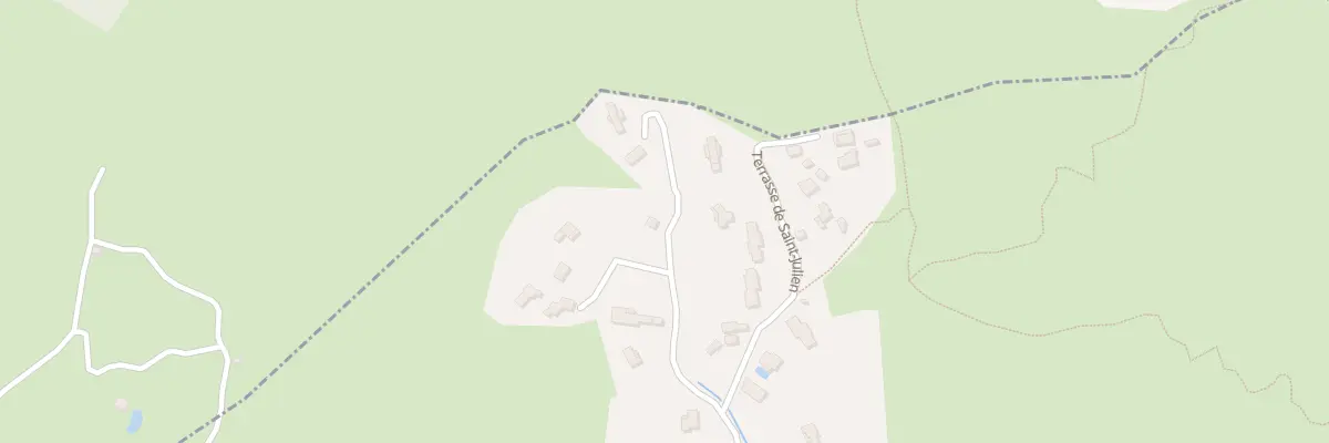 Plan du 1913 Che de St Julien à Biot