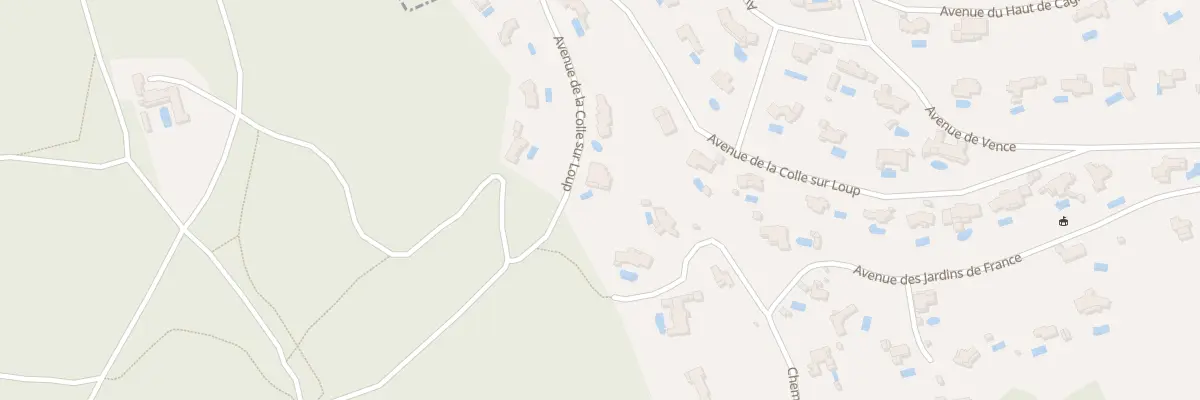 Plan du 9496 Av de la Colle sur Loup à La Colle-sur-Loup