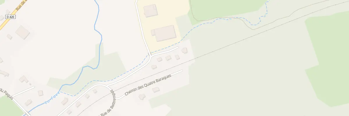 Plan du 4 Lot de la Reine à Provenchères-et-Colroy