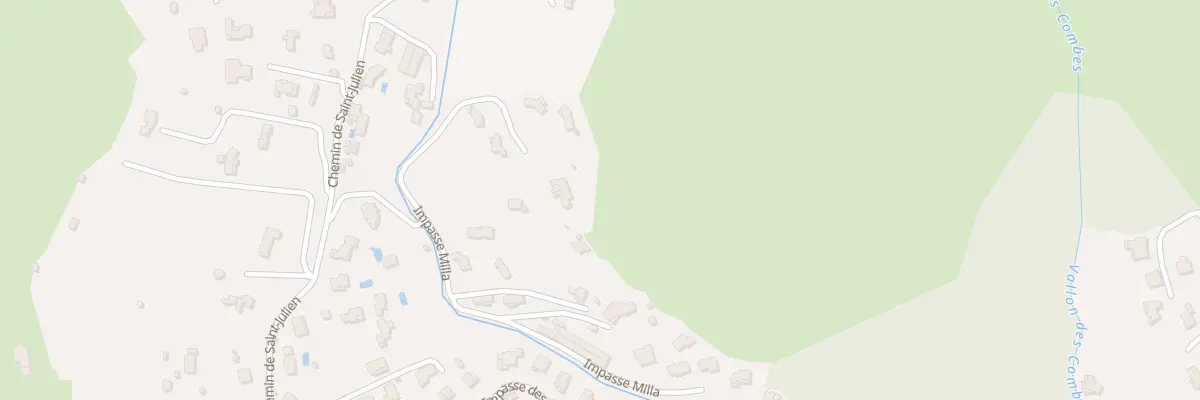 Plan du 1060X Che de Saint-Julien à Biot