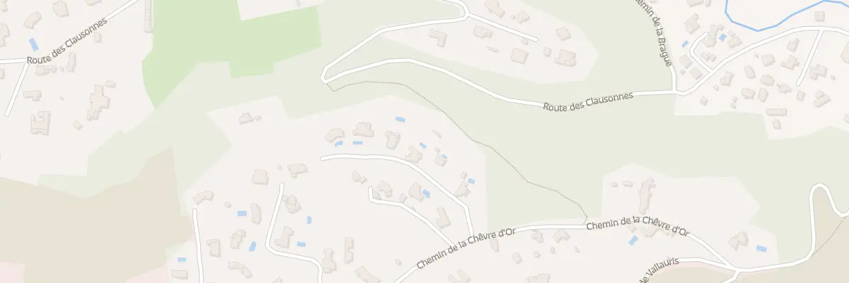 Plan du 340 Che de la Chèvre d’Or à Biot