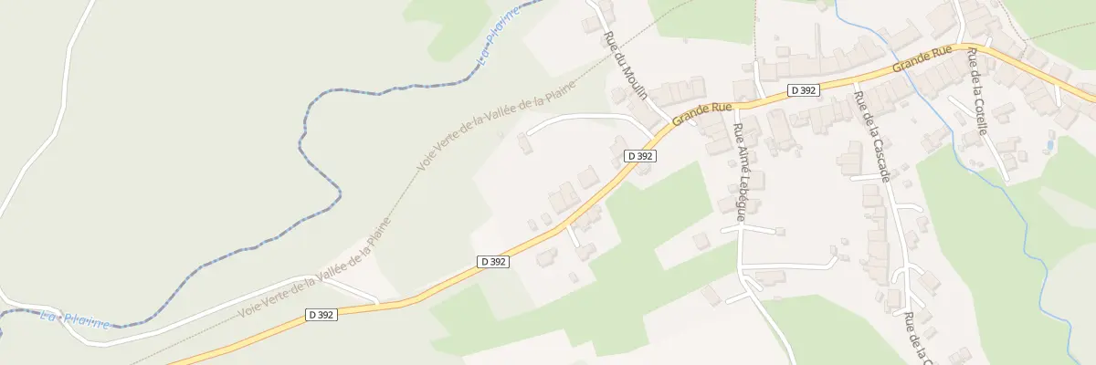 Plan du 38 Gr Grande Rue à Raon-sur-Plaine
