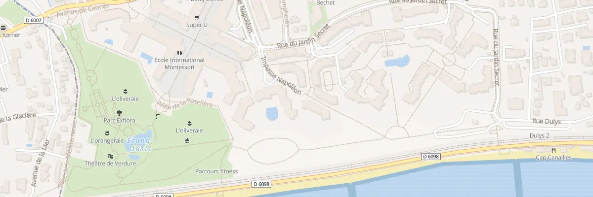 Plan du 55 Av de Cannes à Antibes
