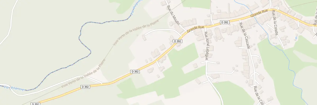Plan du 36 Gr Grande Rue à Raon-sur-Plaine