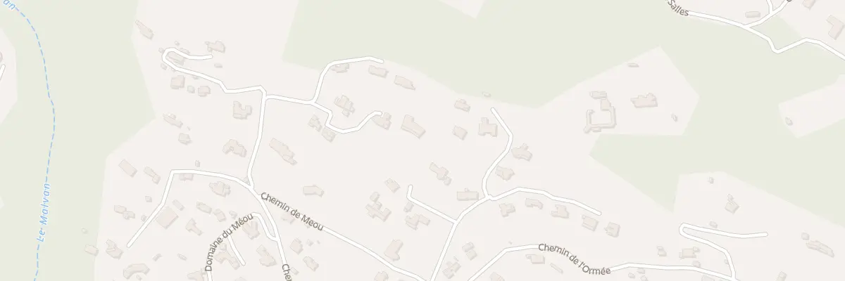 Plan du 2 Che des Quatre-Vents à Vence