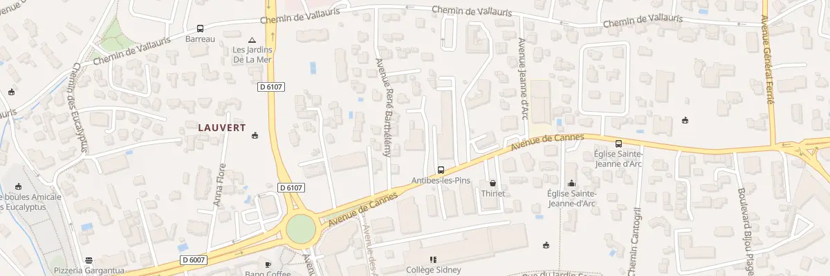 Plan du 24B Av de Cannes à Antibes