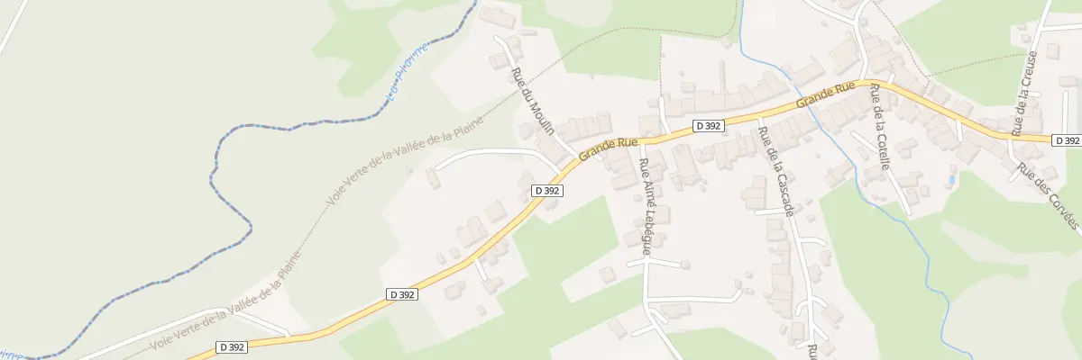 Plan du 30B Gr Grande Rue à Raon-sur-Plaine